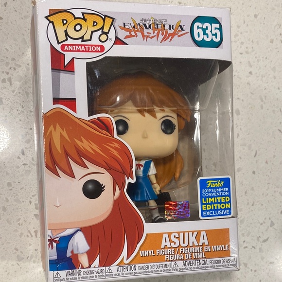 Funko Pop! Neon Genesis Evangelion School Asuka Con Exclusive - Picture 1 of 2